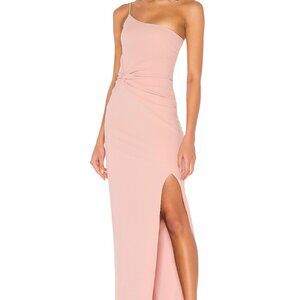 Nookie Lust One Shoulder Gown, Blush, Size L